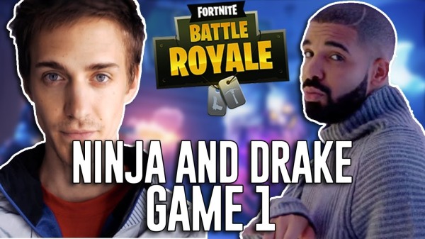 Ninja & Drake Ninja and Drake playing fortnite